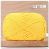4 hebras de hilo de algodón lechoso peinado hilo para bebé hilo de lana fina suéter tejido a mano diy muñeca ramo hilo fabricantes comercio exterior