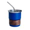 Taza de Café Americana de Acero Inoxidable 304, Taza Práctica con Tapa, Caja de Regalo de Aspecto Elegante, Taza Antiescaldable Estilo Camping al Aire Libre