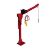 Grúa montada en vehículo para manejo y carga de materiales, maquinaria doméstica para elevación y manejo de materiales, equipo de elevación pequeño