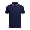 Camisa Polo Roupa de Trabalho Formulação Verão Manga Curta Logo Publicitário Camisa Cultural Homens e Mulheres Formulação logo Bordado Impressão