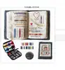 Bolsa de Almacenamiento Portátil para Costura, Kit de Herramientas para Manualidades y Tejido de Uso Doméstico, Caja de Costura de Viaje, Kit de Costura