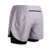 Pantalones Cortos Deportivos Transfronterizos para Hombre Europeos y Americanos con Forro de Doble Capa para Entrenamiento de Baloncesto, Fitness, Corte Holgado, Transpirables, de Secado Rápido
