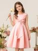 Vestidos de Princesa para Meninas Europeias e Americanas, Saias Tutu de Sedas e Cetins para Crianças Médias e Grandes com Laços, Saias sem Mangas e Saias Colete Infantis em Estoque