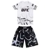 Ufc Nuevo Uniforme de Boxeo Pantalón de Cinco Puntos Conjunto Combate Sanda Deportes de Lucha Uniforme de Entrenamiento Físico Transfronterizo