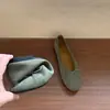 Estilo Coreano Sapatilhas Delicadas de Fada com Bico Baixo para Mulheres 2026 Novo Estilo Estilo Festa Sapatilhas de Camurça Sapatos de Vovó