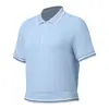 Camiseta Deportiva para Mujer con Cuello Solapa, Media Cremallera Manga Corta, Ropa para Golf y Tenis, Top de Tenis Transpirable de Secado Rápido con Tacto Fresco