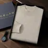 Sem costura! Outono e Inverno Gola alta masculina Malha de Caxemira Linha Única Pronto para Vestir Versátil Malharia Malharia Caxemira