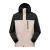 Chaqueta de dos piezas 3 en 1 para hombre, nuevo estándar nacional, chaqueta impermeable y a prueba de viento para exteriores para mujer, senderismo y montañismo