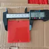 Tapa Decorativa Transparente para Cajas Eléctricas, Tapa de Caja Base Oculta, Tipo 86 de PVC para Interruptor y Enchufe, Placa de Cubierta de Interruptor Roja a