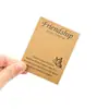 Cartão de Papel Kraft com Impressão de Borboleta para Exibição de Joias - Tema Amizade - Venda Quente Transfronteiriça