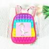 Mochila de verano de silicona para niños 2022, nueva tendencia, versión coreana, combina con todo, linda bolsa de unicornio de dibujos animados, fabricantes al por mayor
