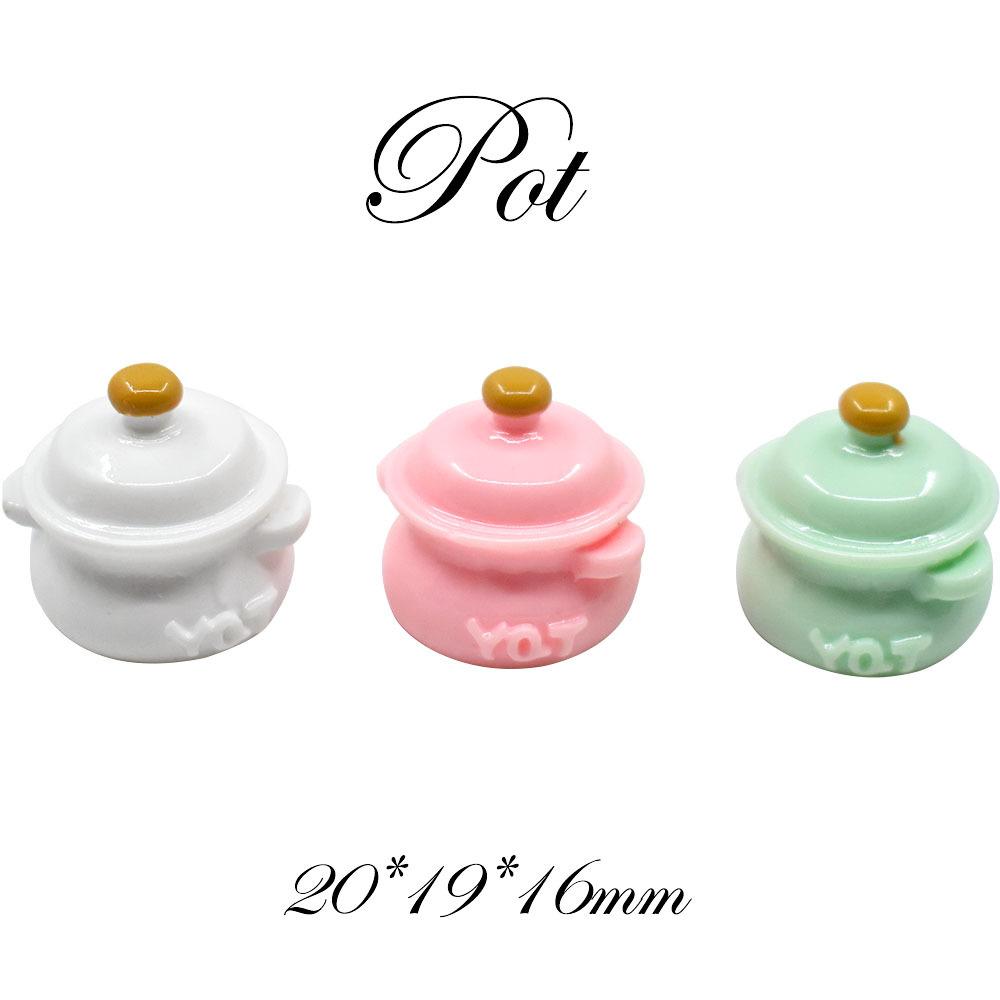 娃娃屋 微缩食玩煮锅 汤锅 厨房餐具摆件