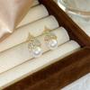 Pendientes de Perla Reina de Hielo y Nieve Lujo Ligero Gama Alta Combinan con Todo Moda Pendientes de Perla de Gama Alta Pendientes de Princesa