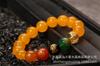 Pulsera de Ágata Natural Roja, Amarilla, Verde, Negra y Cristal Blanco Dios de la Riqueza de Cinco Vías para Hombres y Mujeres, Pulseras Multicolor de 8-14 mm al Por Mayor