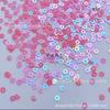 [Color Macarrón Sólido Colorido de 3-4 mm] Lentejuelas de Bordado Francés PET Perla Austriaca