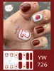 Pegatinas para uñas TE, sin cocción, de moda, finas, arte de uñas de cobertura completa listo para usar, pegatinas de uñas vestibles temu, Sudeste Asiático, Japón, Corea