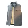 Colete Masculino Transfronteiriço Inverno Novo Estilo Lã de Carneiro Quente com Fleece Jaqueta Sem Mangas Tendência para Homens Tamanho Grande