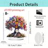 Adornos de Escritorio Navideños Acrílicos Planos 2D del Popular Árbol de la Vida Colorido de Amazon para Decoración y Regalos