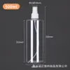 Botella de Spray Transparente 100ml Plástico Reutilizable Viaje Cosmético Botella de Spray de Agua Botella de Spray Tipo Pulsador Botella de Spray Pequeña