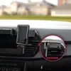 Suporte de Celular para Carro em Acrílico com Travamento Automático One-Touch para Navegação, Montagem Magnética Universal para Carros
