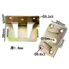 Bisagra de cama engrosada Bloque de cama Soporte de viga de cama de madera maciza Oreja de cama Gancho de cama Hebilla Placa de cama Soporte fijo Colgante de cama