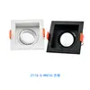 Venda Direta de Fábrica Peças Estampadas Mr16Gu10 Carcaça de Luminária de Teto de Plástico Suporte para Holofote Downlight Kit de Iluminação Suporte para Lâmpada