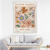 Amazon Decoração de Bandeira Floral Pastel Dinamarquesa Transfronteiriça Tapeçaria de Parede para Quarto Pano de Fundo para Fotos