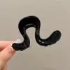 Pinza para el pelo con lazo para cabello fino, horquilla floral vintage de otoño e invierno, nueva y linda pinza de garra 2025