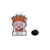 Wen Chuang Broche Lindo Viaje al Oeste Personaje de Dibujos Animados Rey Mono Sacerdote Tang Pig Bajie Fray Sand Aleación de Zinc Insignia Gota de Aceite