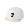 Gorro de Bebé Primavera y Otoño Estilo Coreano Rayado Unisex Gorra de Béisbol Infantil con Letras Diseño Simple Sombrero para el Sol para Bebés