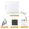 Placa Acrílica Pintável Transfronteiriça Placa de Pintura Luminária Noturna, Presente de Aniversário Perfeito, Ornamento Decorativo, Produto Novo, Alimentado por USB