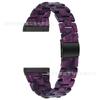 Adecuado para correa Fitbit Versa4/sense2 versa3 correa de reloj de metal delgada de resina de cintura pequeña