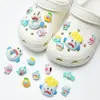 Buraco sapatos acessórios de alta qualidade ervilhas sapatos sapatos flor decorativo fivela diy acessórios jóias chinelos fivela removível sapato fivela