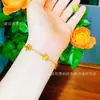 Pulsera de Estrella de Cinco Puntas Simple Transfronteriza Europea y Americana para Mujer Ins Exportación Venta Caliente Versátil Pulsera de Estrella Fábrica Venta al por Mayor