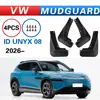 Adecuado para guardabarros Volkswagen e ID.UNYX 08 2026, para exportación y ventas transfronterizas, accesorios automotrices y piezas de modificación