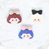 Avatar de niña de dibujos animados lindo polvo de arroz para café resina clásica pegamento de crema accesorios parche hecho a mano para bricolaje