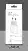 Caja de cartón para cable de carga rápida Apple, juego de cargador de cabezal de carga rápida de 20W, cable de datos Tipo-c/PD/C a C, caja de embalaje
