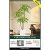 Planta en Maceta de Piso Nandina Domestica, Planta Verde Artificial Grande para Interiores, Decoración de Lujo Ligero para Sala de Estar, Árbol Artificial