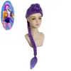 Skpop Cazadora Grupo Femenino Cabello Rizado Mira Peluca de Cosplay Rojo Rosa Cabello Largo Liso Zoe Trenzas Negras Rumi Morado
