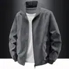 Chaqueta de Cuello Alto Chaqueta para Hombre Primavera y Otoño Casual Talla Grande Ropa de Trabajo Americana Exterior Cortavientos e Impermeable Tops para Hombre Tendencia