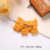 Novo Biscoito de Desenho Animado Artificial DIY Acessórios de Cabelo Elásticos e Presilhas de Cabelo Infantis Podem Ser Acessórios de Resina DIY Acessórios de Cola Creme