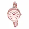 Gedi Nuevo Reloj Sencillo Dorado y Blanco con Pulsera para Mujer Resistente al Agua Elegante Versátil para el Trabajo y el Viaje Diario Reloj de Cuarzo