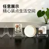 En Stock Comercio Transfronterizo Transparente Acrílico Soporte de Exhibición para Pasteles de Té Estante de Exhibición de Platos Redondos Estantería Soporte para Platos Soporte de Exhibición