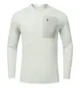 Casa de Passarinho mesmo estilo Veludo Alemão Gola Redonda Camiseta Esportiva Esportes ao Ar Livre Casual Ciclismo Corrida Fitness Manga Longa Personalização de LOGO