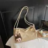 Bolsa Retro Esmerilada para Viajes Cotidianos Otoño e Invierno 2025 Nueva Bolso de Hombro Grande de Capacidad para Mujer Bolsa de Tote para Salidas de Estudiantes Universitarios