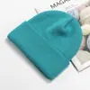 Atacado do Fabricante Chapéu Quente Moda Outono e Inverno À Prova de Frio Chapéu de Tricô Outdoor Cor Sólida Proteção para as Orelhas Chapéu de Lã Logo Bordado