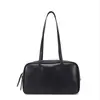 Bolso Boston Grande de Cuero Genuino Tipo Almohada 2026 Nuevo Vintage para Viaje y Uso Diario Bajo el Brazo Bolso de Piel de Vaca Versátil de Nicho para Mujer
