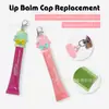 Chaveiro Glossgrl Transfronteiriço Tampa para Gloss Labial e Balm Tampa Chaveiro para Gloss Labial