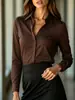 Camisetas Elegantes de Manga Larga Transfronterizas Europeas y Americanas para Mujer Verano Nuevo Estilo Sitio Independiente Aliexpress Ropa para Mujer