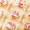 Sacos de Embalagem Crocante de Floco de Neve, Sacos Seláveis para Biscoitos, Caixas de Presente para Doces e Tâmaras de Leite, Embalagens Individuais para Torrone